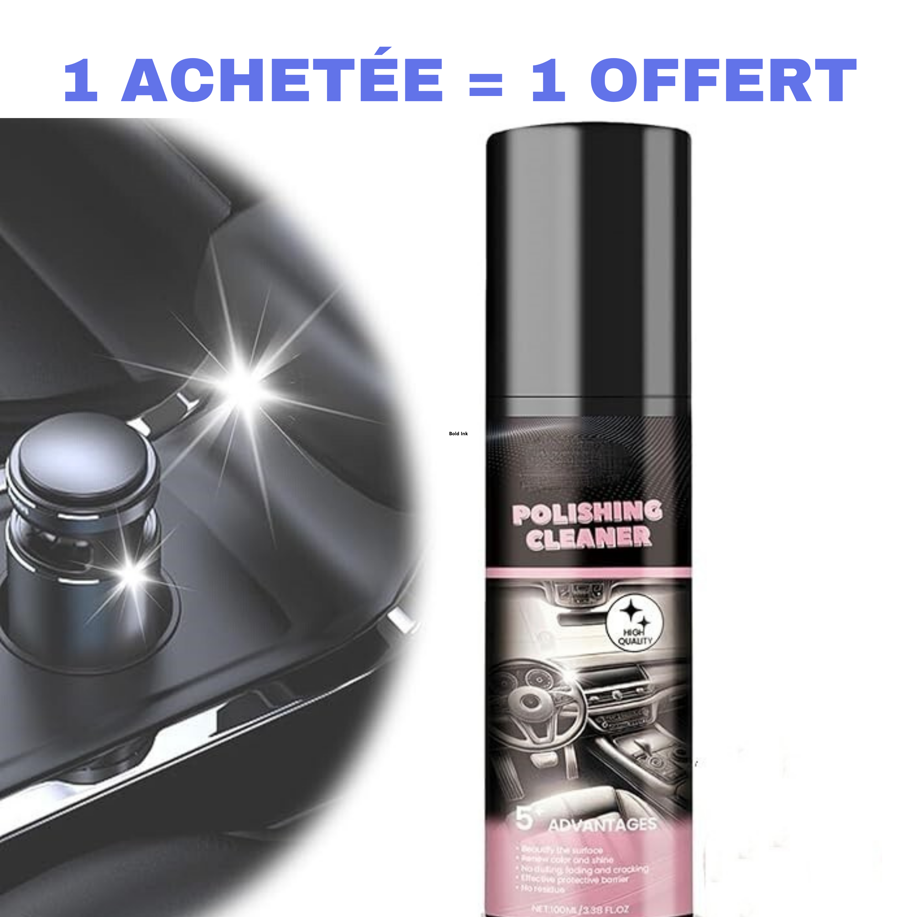 polish cleanser ( 1 achetée = 1 offert )