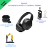 Casque bluetooph MALI + ecouteur powerbank + cable 3 en 1 +powerbank + un support de téléphone