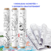 Rouleau de papier créatif ( 1 achetée = 1 offerts )