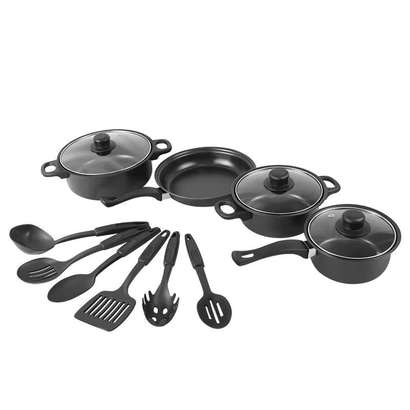 13 pieces Ensemble de casserole + emsemble de couteau offert MALI