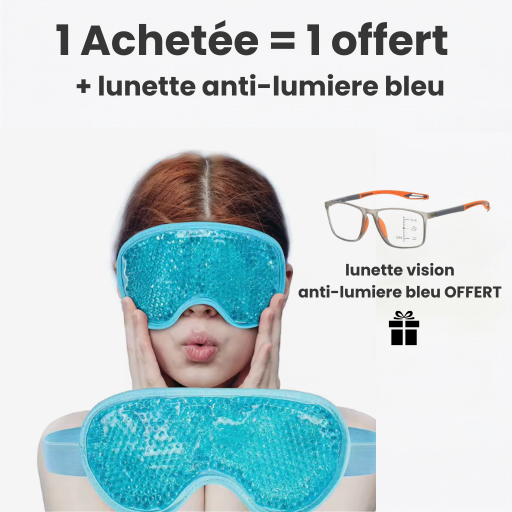 Masque therapie + une Lunette anti lumiere bleu( 1 achetée = 1 offert )